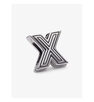 Reflections Silber-Clip mit Buchstabe X – Silber