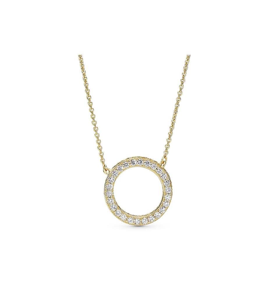 Pandora Collier en argent plaqué or 14K Shine - Golden