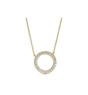 Pandora Shine 14K Gold plattiert Silber Halskette - Golden