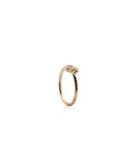 Gold Moments Celestial Sparkling Sun Ring - Klar