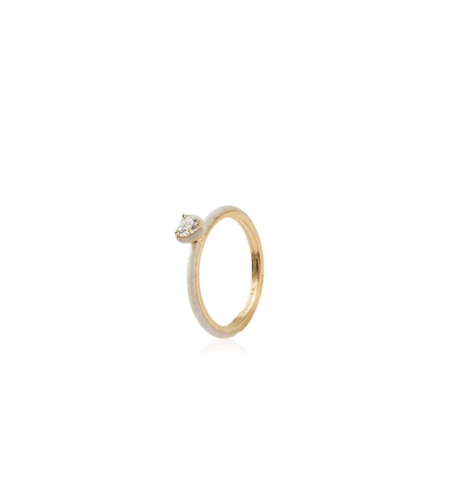 Herz-Chakra-Ring – Goldfarben