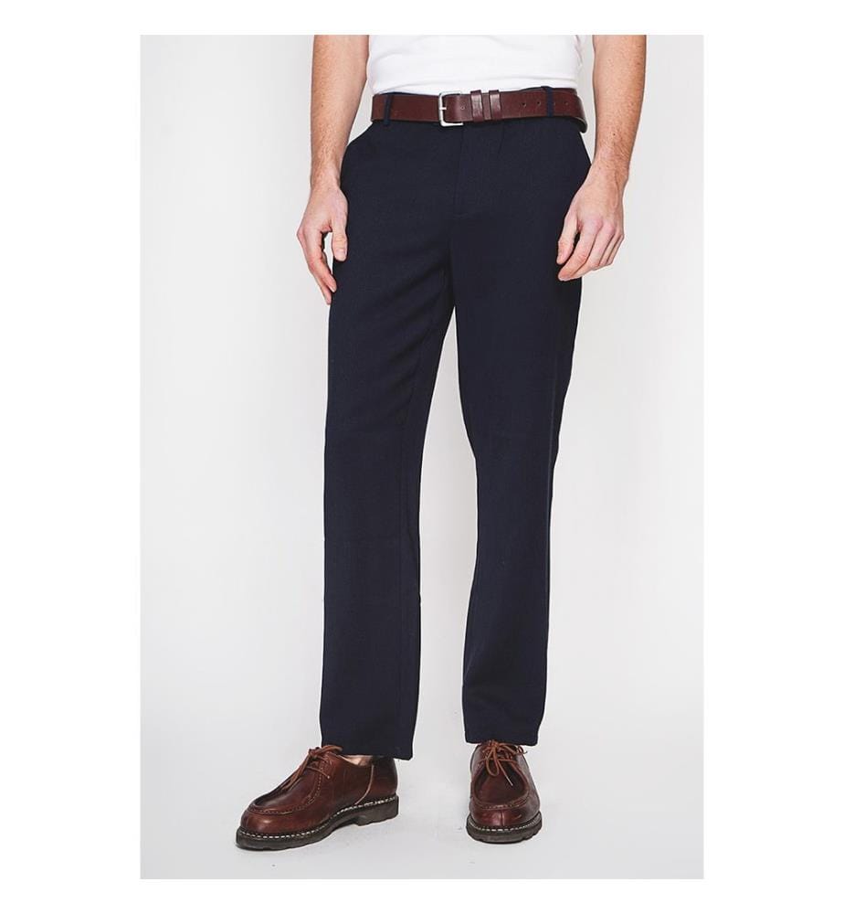Gerade geschnittene Hose – Marineblau