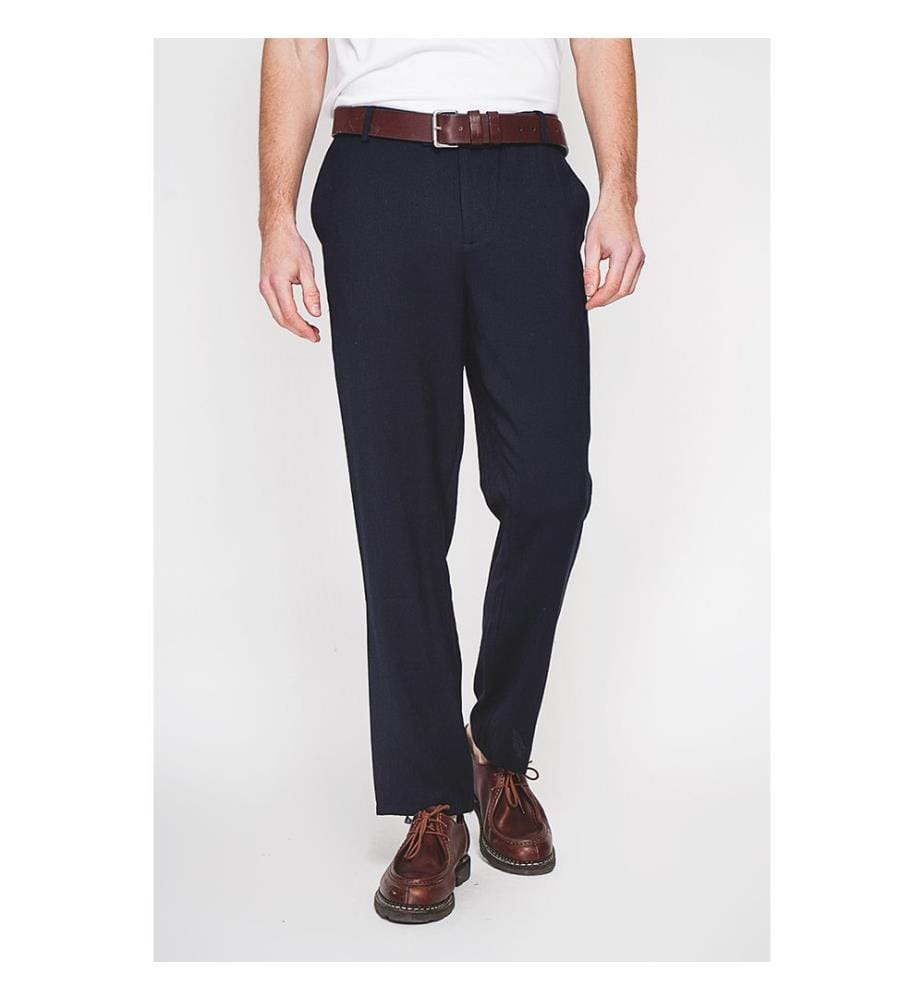 Gerade geschnittene Hose – Marineblau