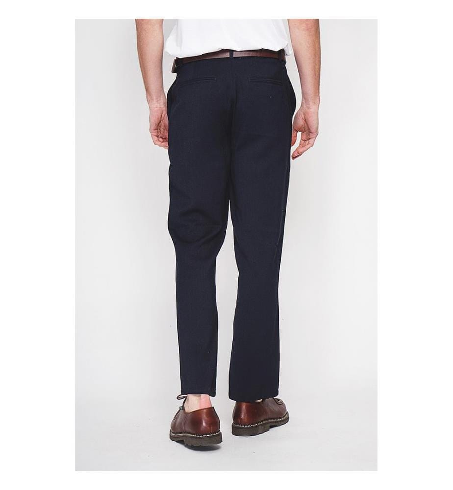 Gerade geschnittene Hose – Marineblau
