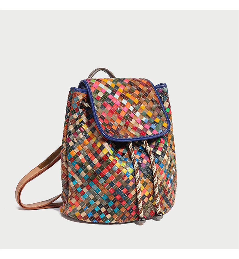 Sunset Rucksack geflochten - Multicolor