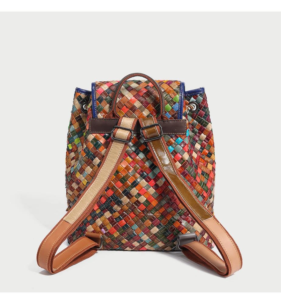 Sunset Rucksack geflochten - Multicolor