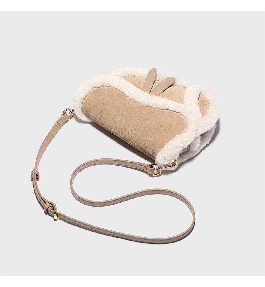 Saddle Schultertasche - Beige