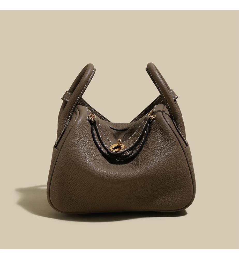 Monte Convertible Bag aus Leder - Taupe