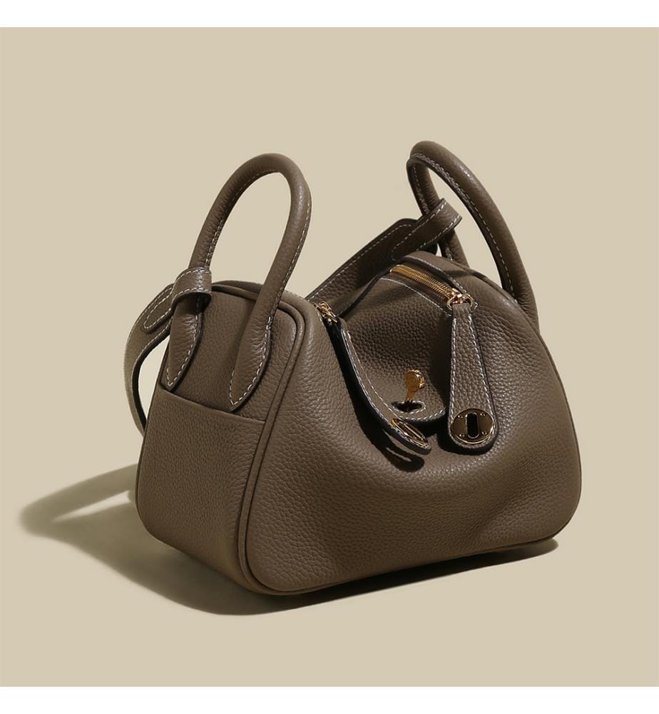 Monte Convertible Bag aus Leder - Taupe