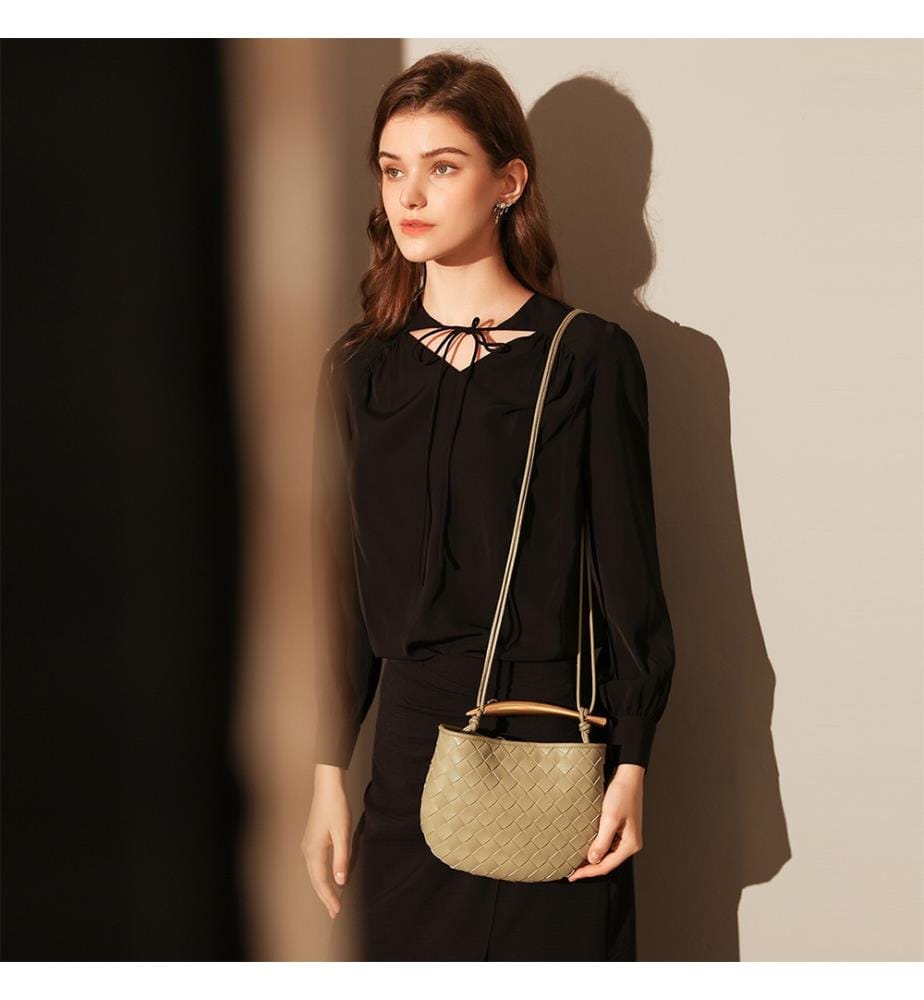 Borsa hobo Riviera - Verde avocado