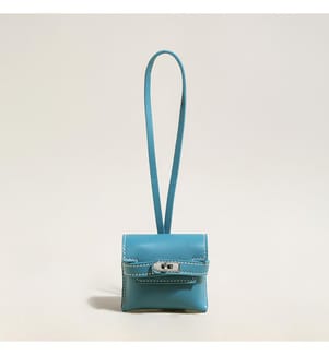 AirPods-Ledertasche - Blau