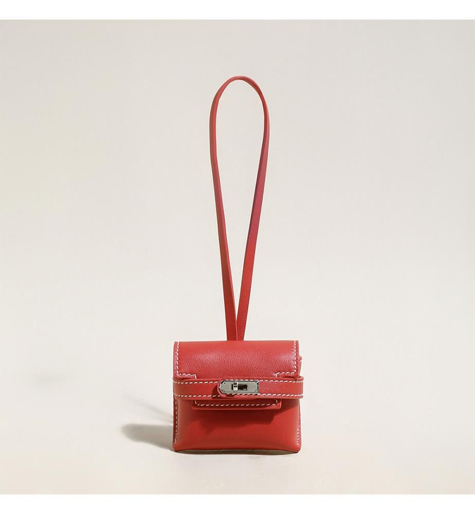 AirPods-Ledertasche - Rot