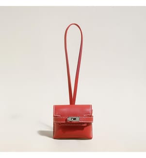 AirPods-Ledertasche - Rot