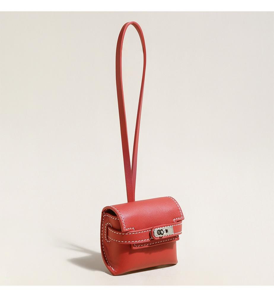 AirPods-Ledertasche - Rot