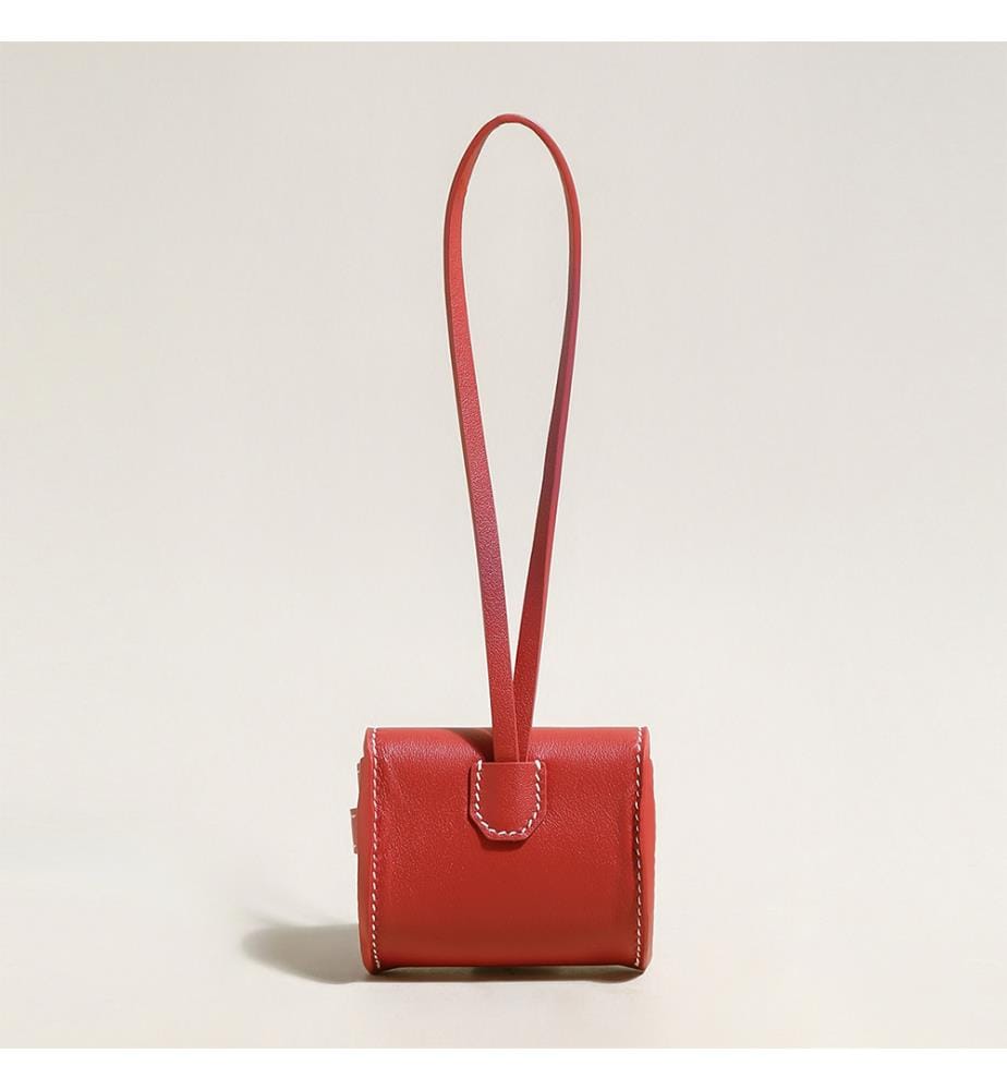 AirPods-Ledertasche - Rot