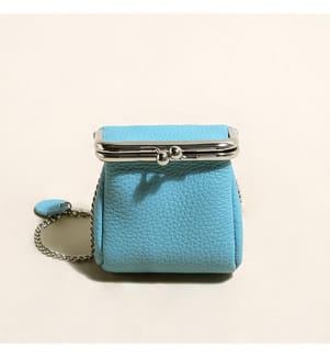 Brieftasche mit Kugelschliesse - Blau