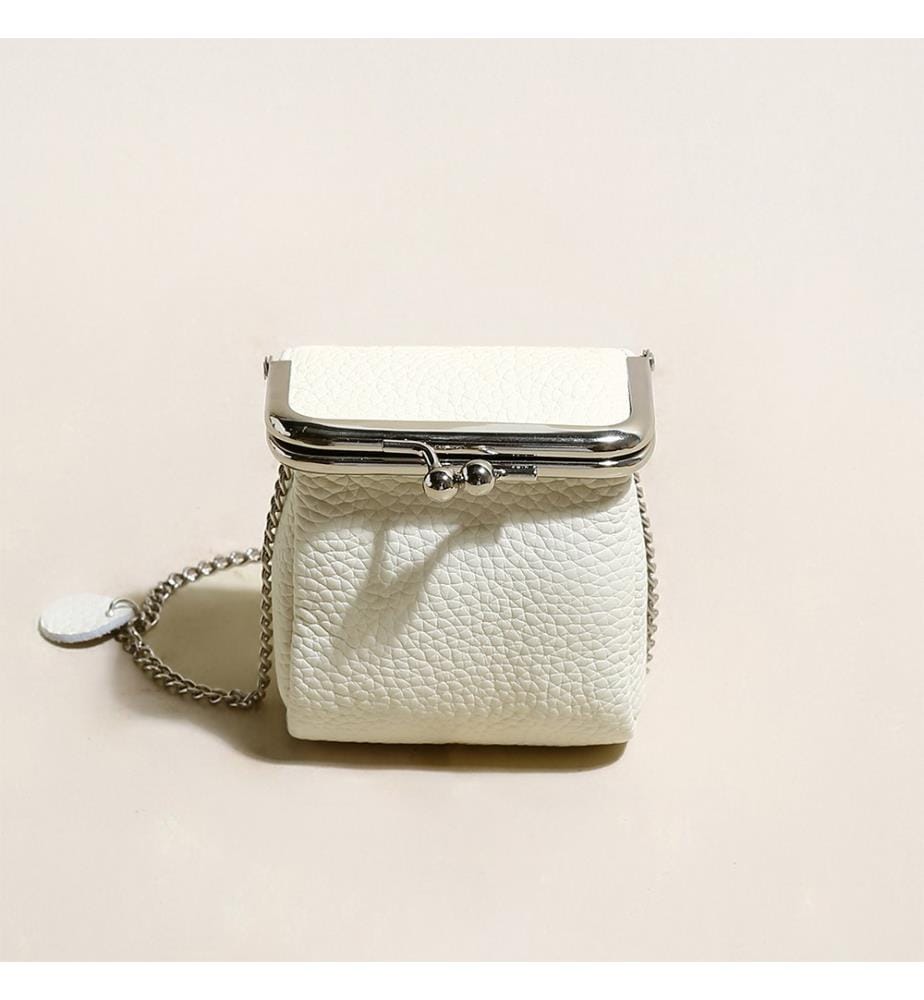 Brieftasche mit Kugelschliesse - Elfenbein