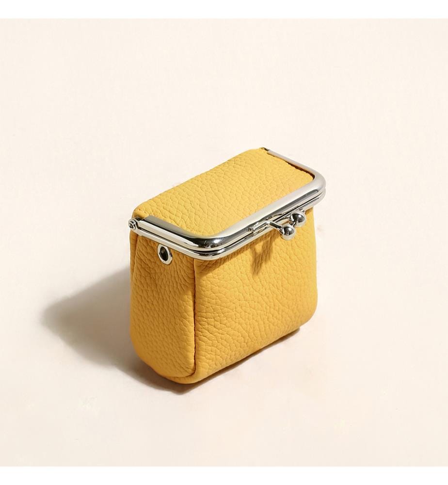 Brieftasche mit Kugelschliesse - Gelb
