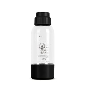 Wassersprudlerflasche 0.5L Matte Black Collection