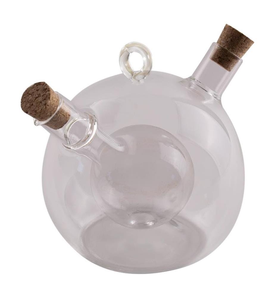 Ölflasche 350 ml - Silber und Schwarz