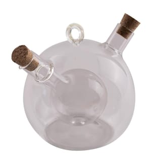 Ölflasche 350 ml - Silber und Schwarz