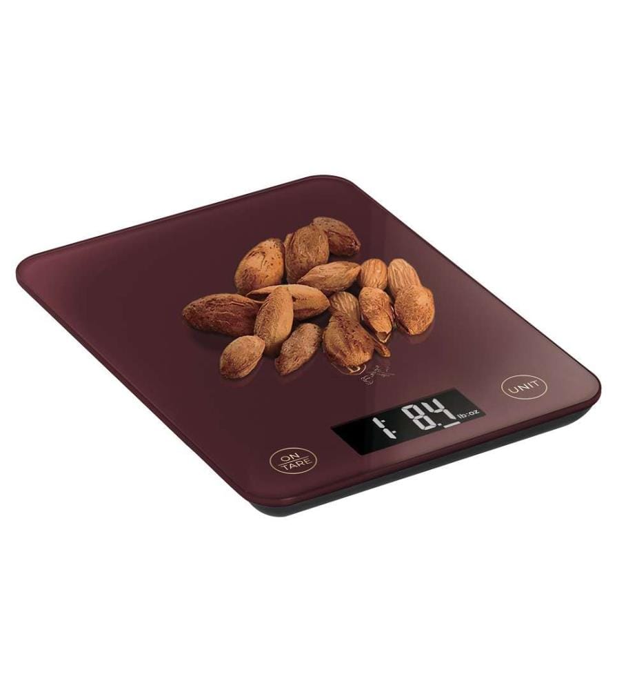Digitale Küchenwaage max. 5kg bordeaux matt – Leonardo