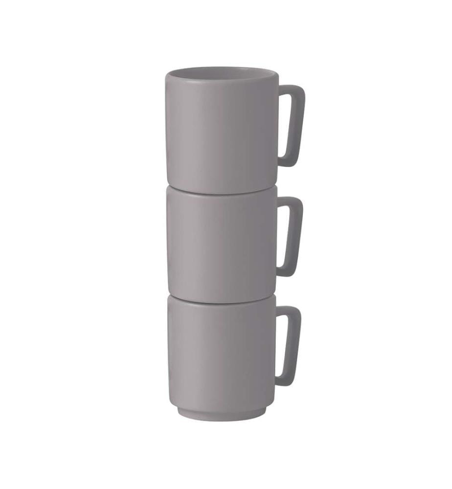 4er-Set Tassen 300 ml, Taupe Collection - Matt