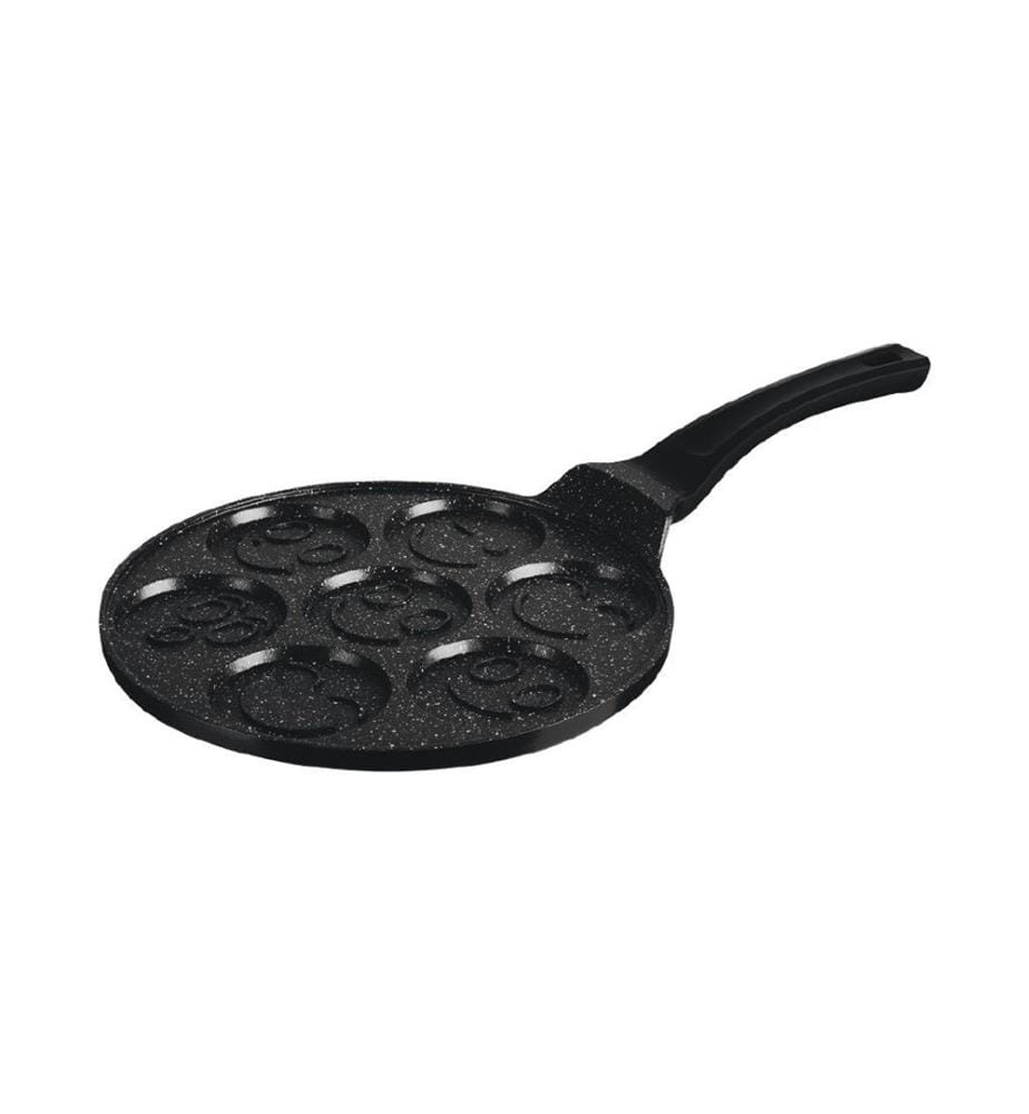 Emoji Pancake Bratpfanne Ø26cm für 7 Stk. Black Rose Collection - Noir