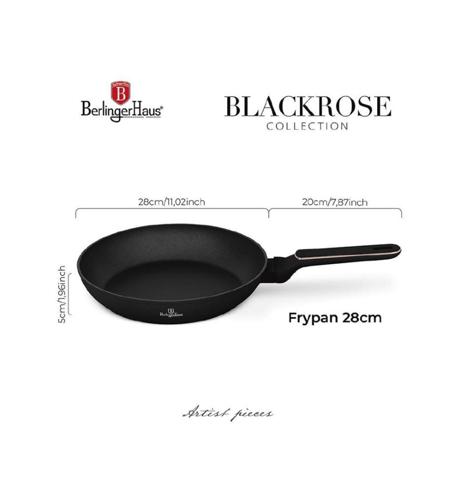 Frying pan, 28 cm diameter, Black Rose Collection