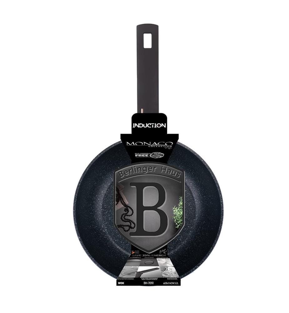 Wok 28 cm Collection Monaco - Schwarz