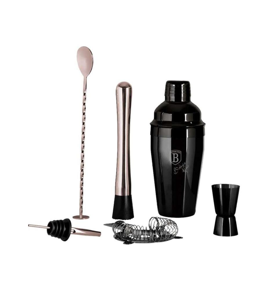 Cocktail Saker Set, Matte Black Collection - Matt Black