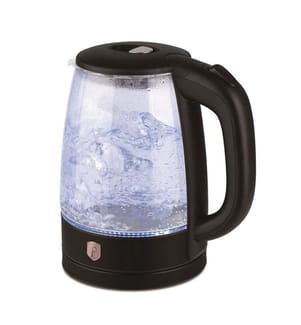 Wasserkocher aus Glas 1.7L – Black Rose