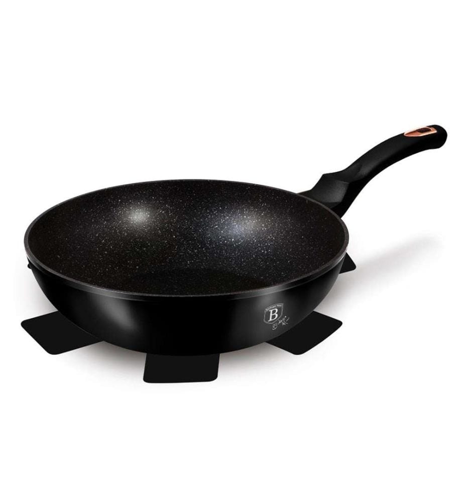 Wok Black Rose Collection 30 cm - Schwarz und Roségold