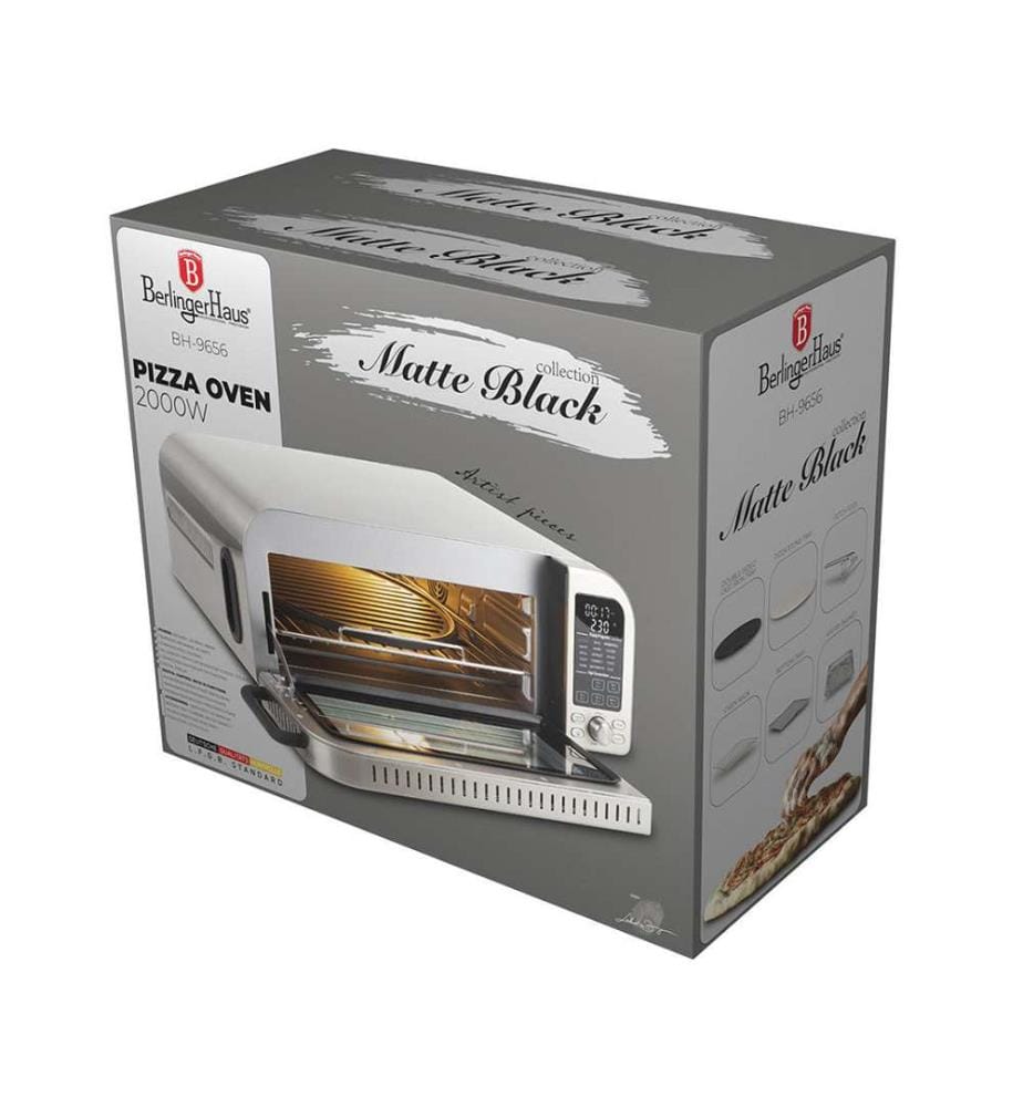 Pizzaofen Black Silver Collection - Silber und Schwarz