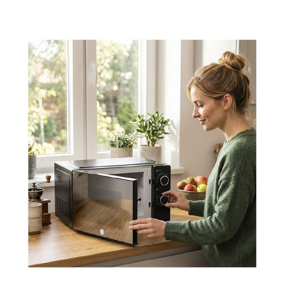 Mikrowelle 20L Black Silver Collection