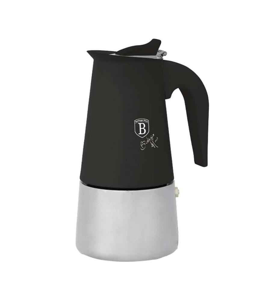 Espressokocher für 6 Tassen - Black Silver