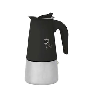 Espressokocher für 6 Tassen - Black Silver