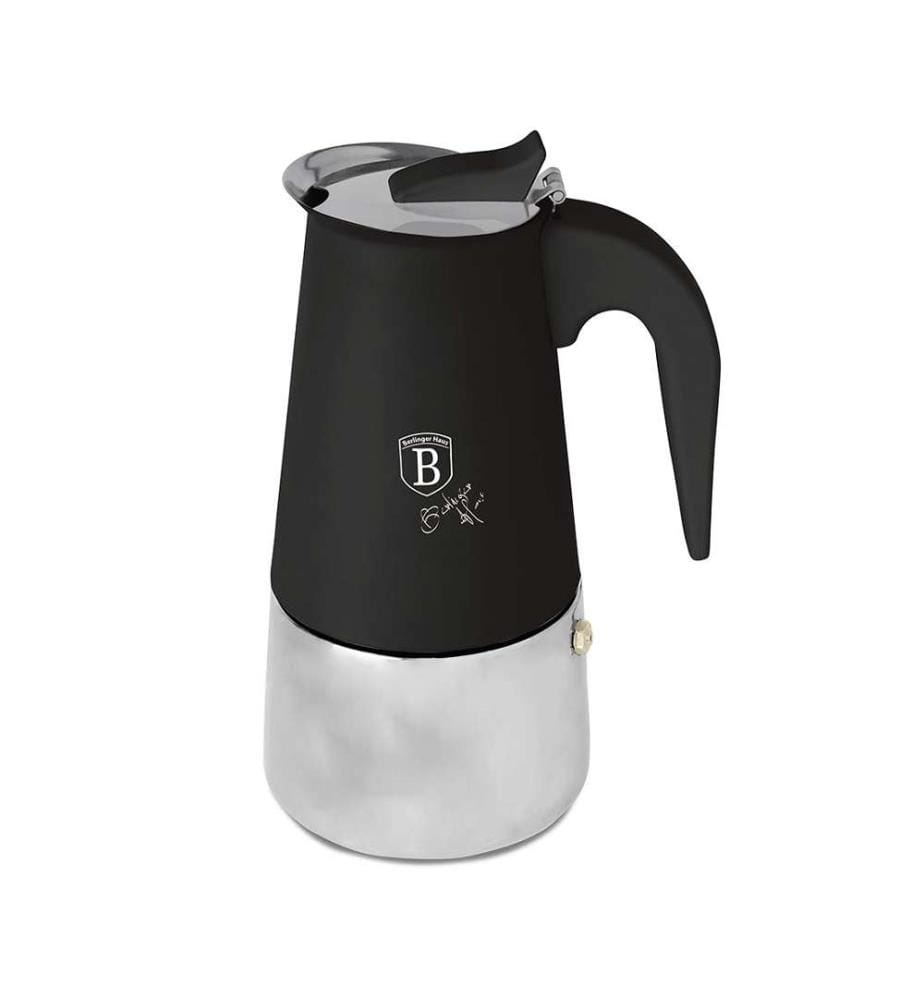Espressokocher für 6 Tassen - Black Silver