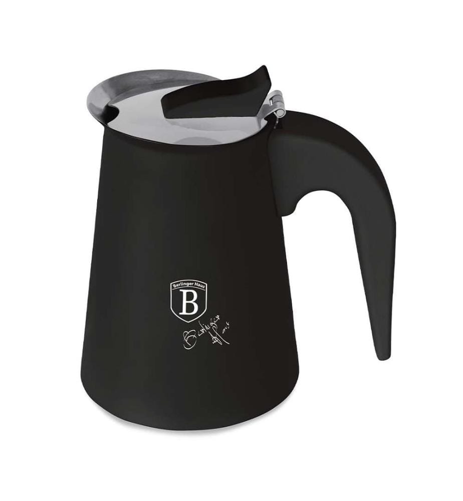 Espressokocher für 6 Tassen - Black Silver
