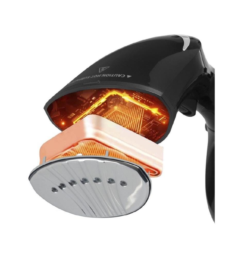 Handdampfbügeleisen 1500W Black Silver Collection