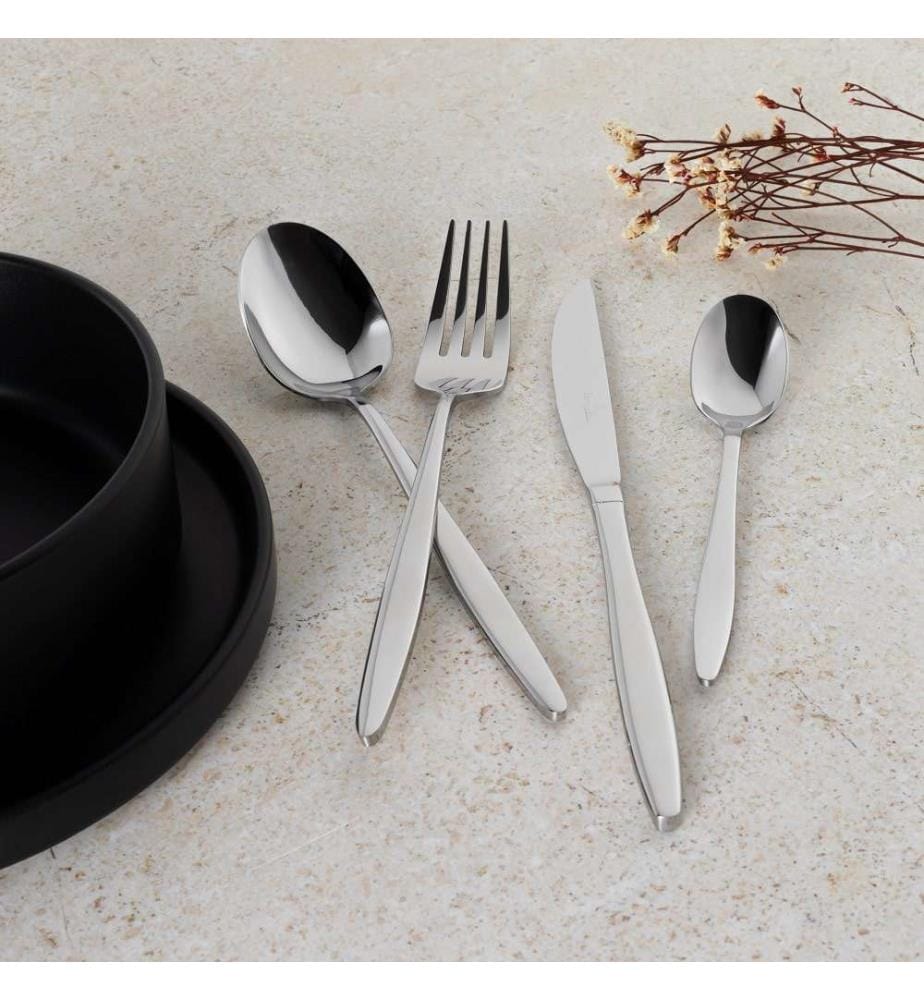 24-teiliges Besteckset Silber