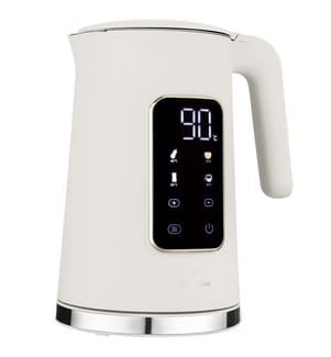 Wasserkocher 1.7L mit Digitalanzeige creme matt – Sahara