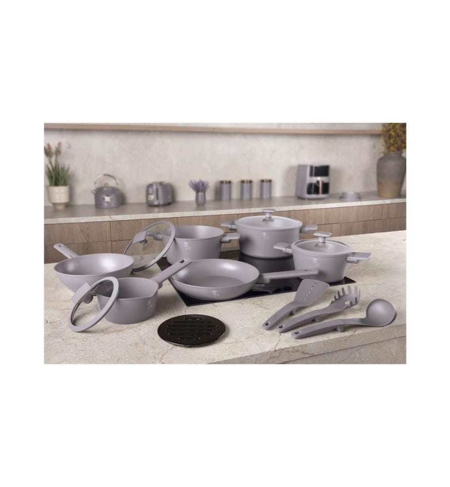 15-teiliges Kochgeschirr-Set, Taupe Collection - Matt
