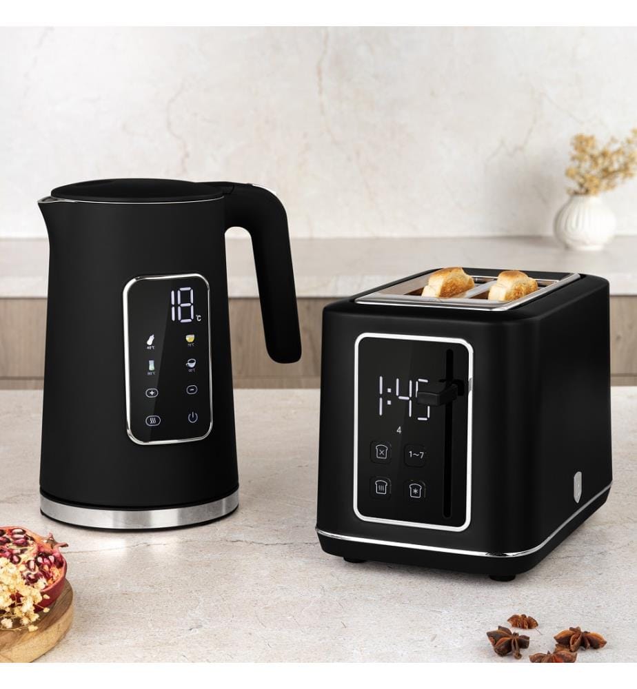 Wasserkocher mit Digitalanzeige Black Vantage Collection