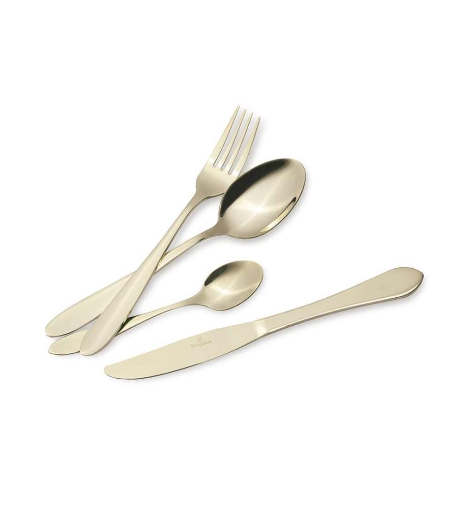 24 teiliges Besteck-Set, Champagne