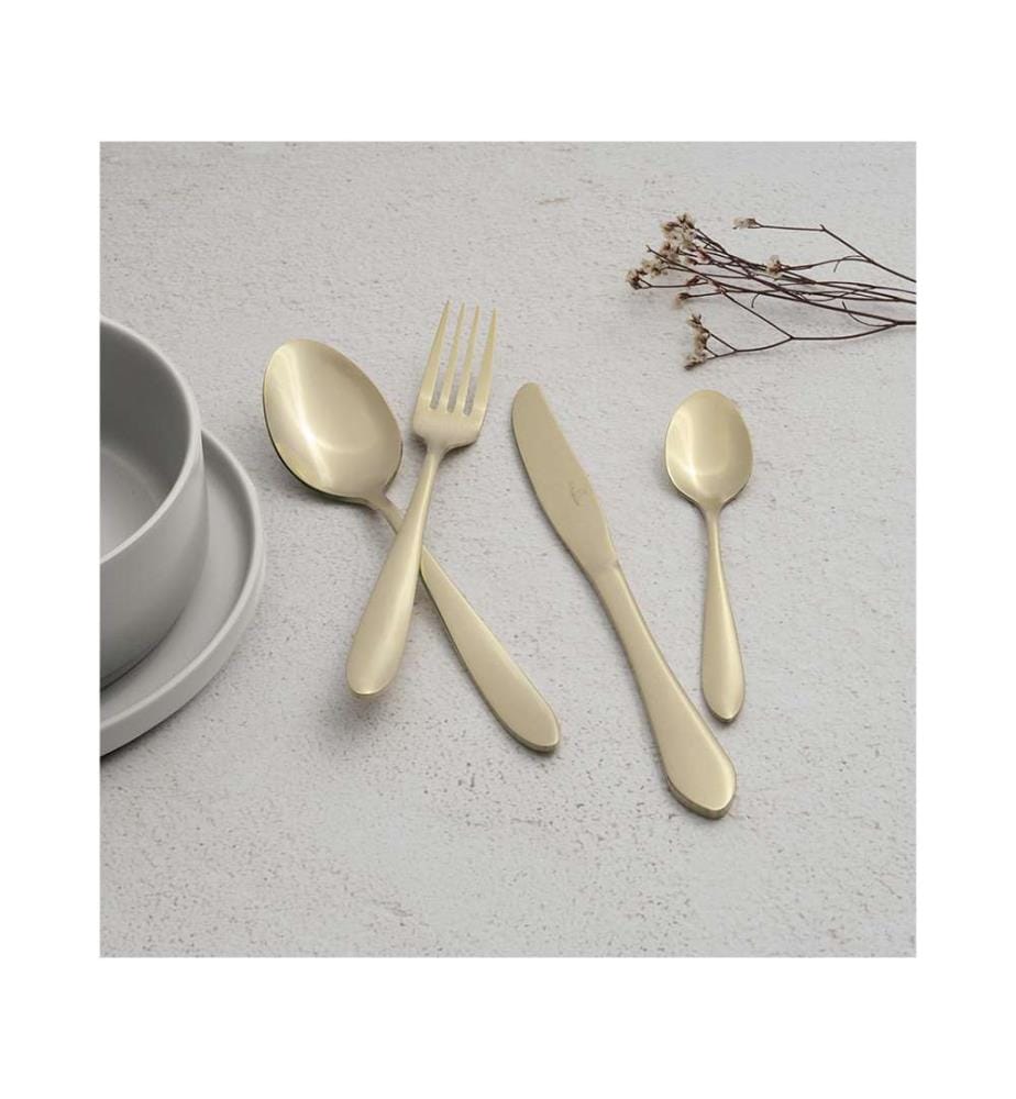 24 teiliges Besteck-Set, Champagne