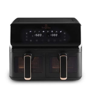 Doppel-Heissluftfritteuse 4.1L + 4.1L Black Rose Collection - Schwarz