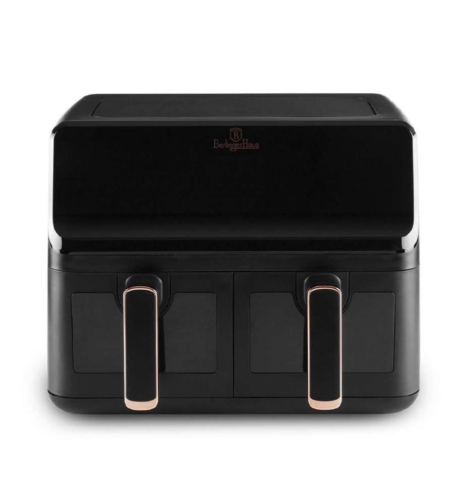 Doppel-Heissluftfritteuse 4.1L + 4.1L Black Rose Collection - Schwarz