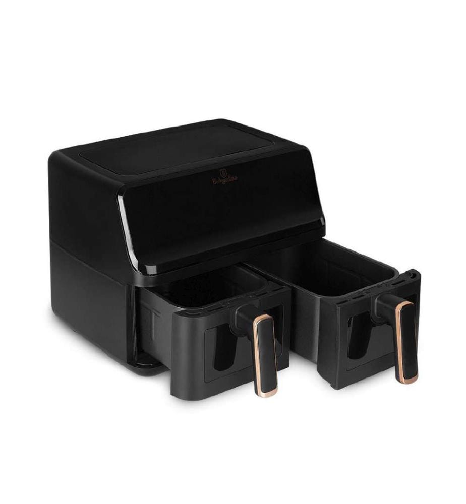 Doppel-Heissluftfritteuse 4.1L + 4.1L Black Rose Collection - Schwarz