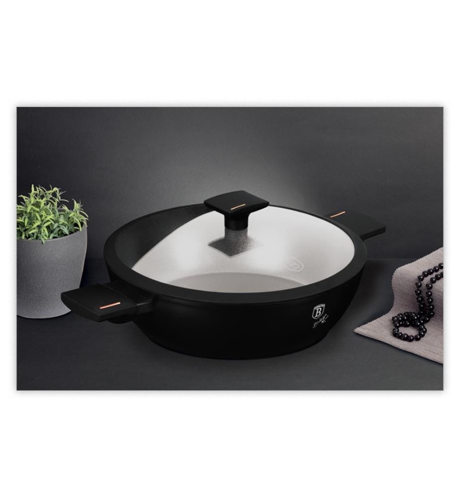 Kochtopf mit Deckel 28 cm Collection Monaco - Schwarz